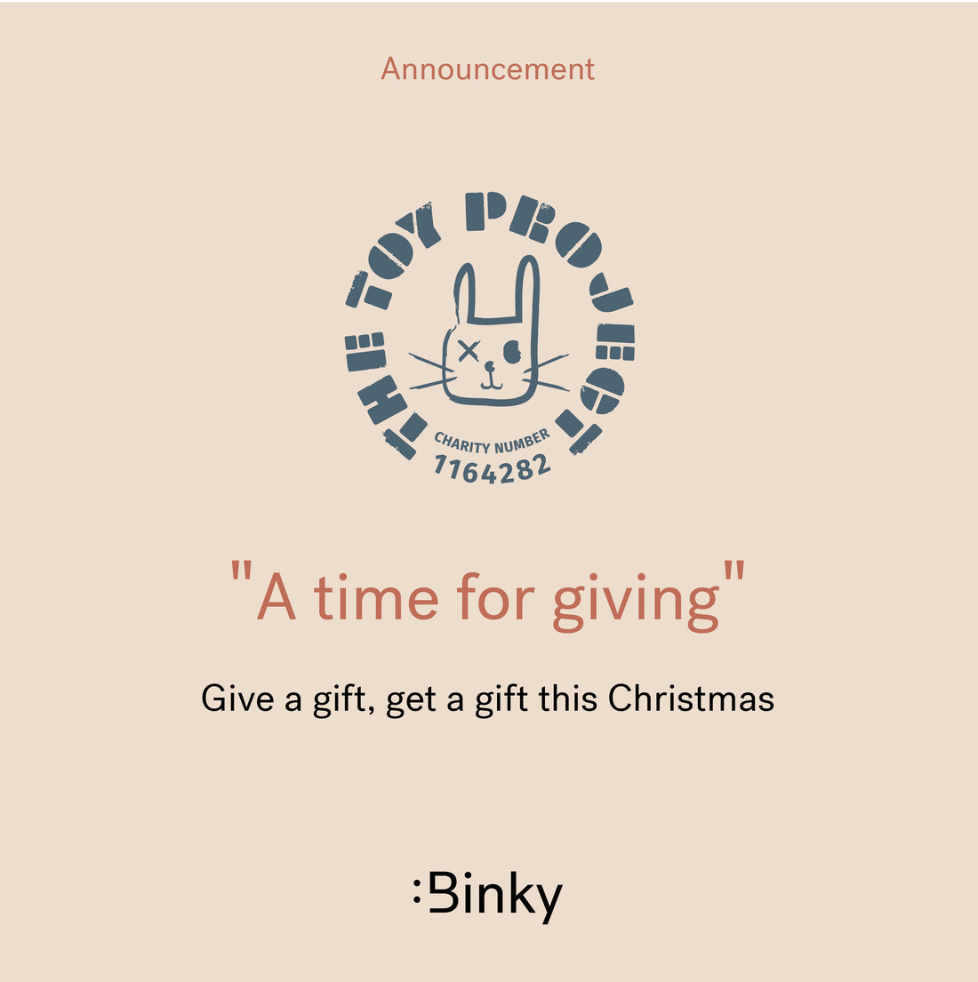 The Toy Project - Give a gift get a gift this Christmas