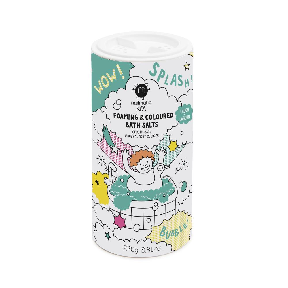 Nailmatic Foaming Bath Salts, Lagoon - Binky