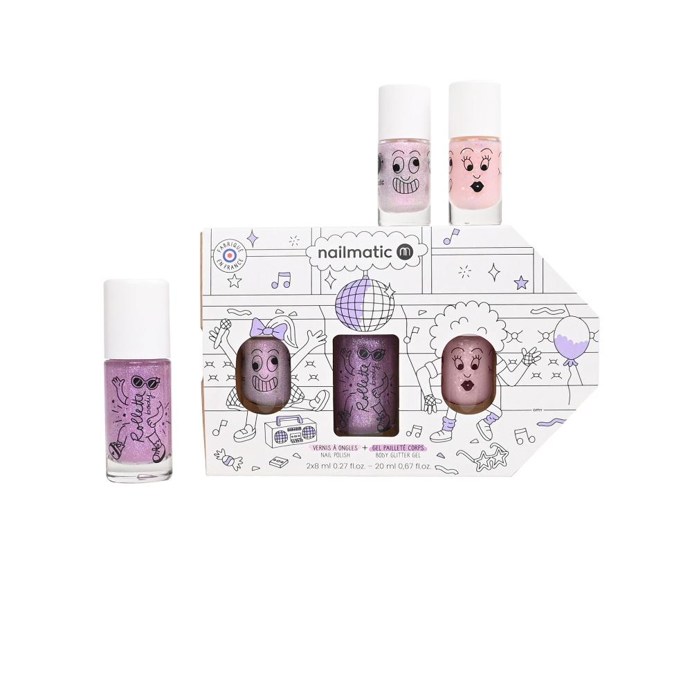 Nailmatic Bus Party Set: Polly, Elliot & Cherry - Binky