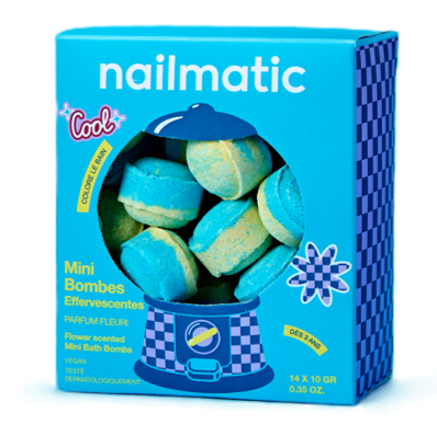 Nailmatic Mini Effervescent Bath Bombs – Flower Power