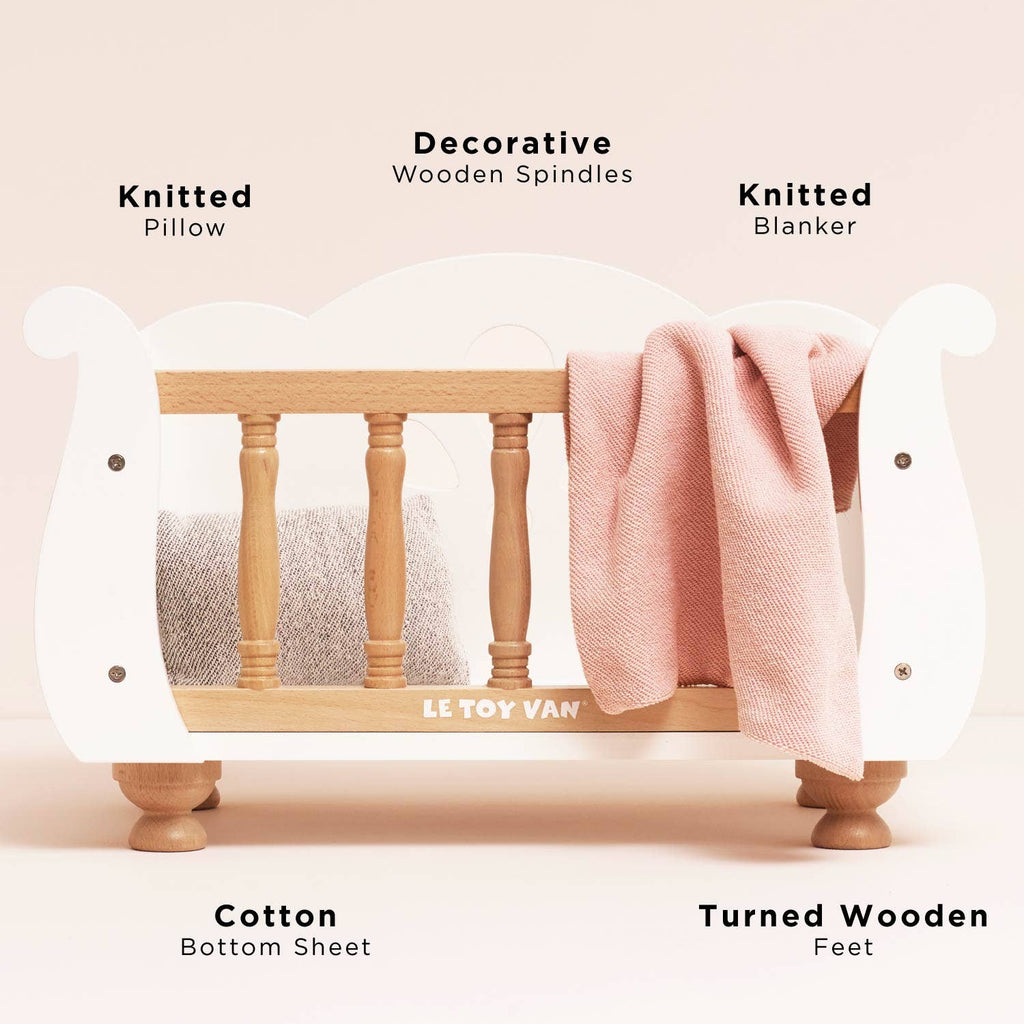 Le Toy Van - Dolls Wooden Cot