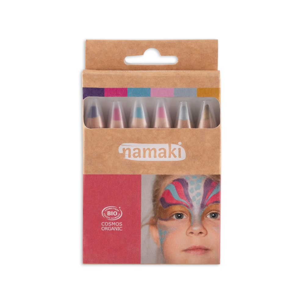 Namaki Face Painting Pencils - Set Of 6 - Enchanted Worlds