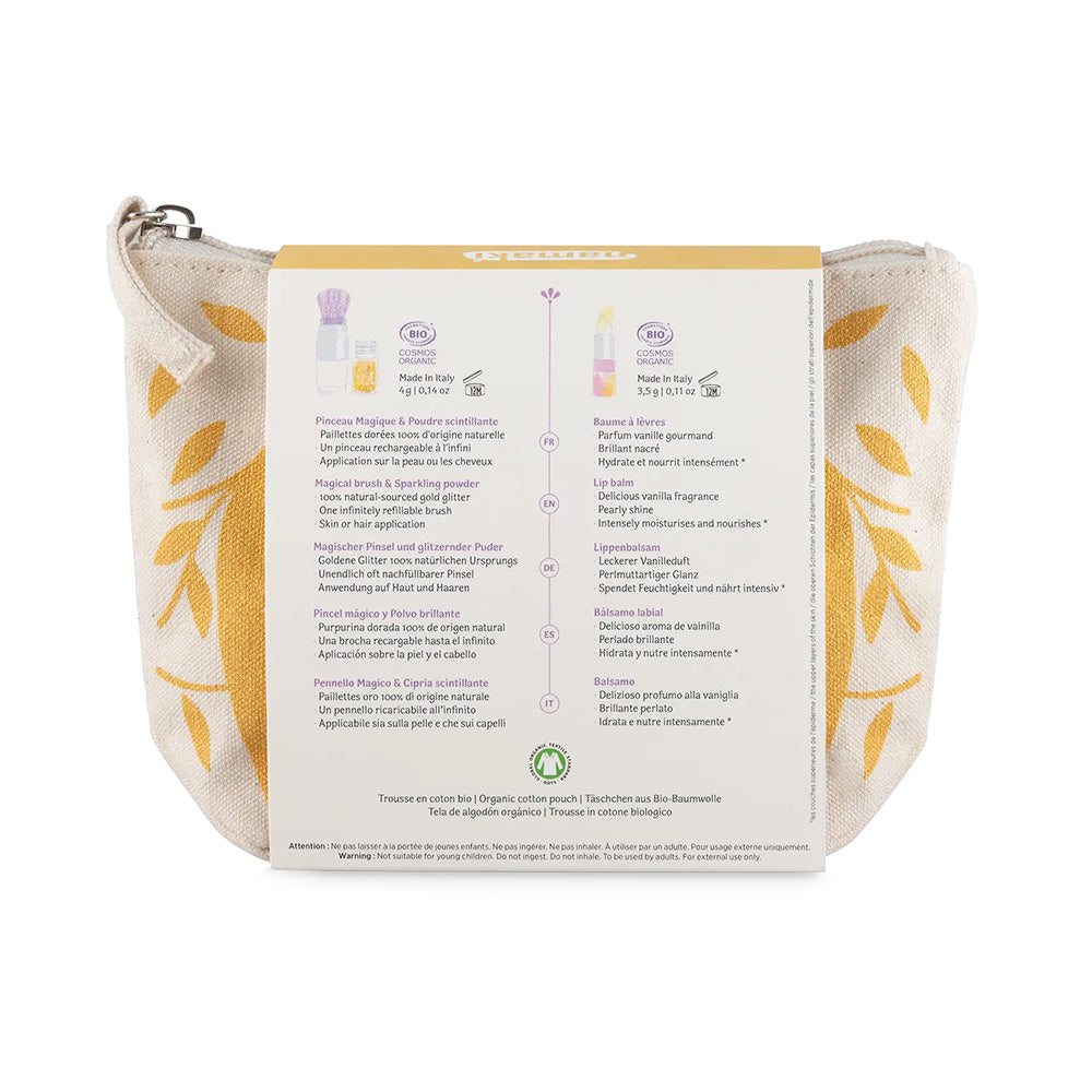 Namaki Sparkling Pouch Set - Gold Fox - Binky