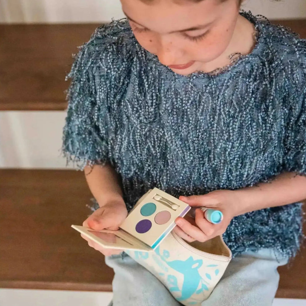 Namaki Sparkling Pouch Set - Blue Fox - Binky