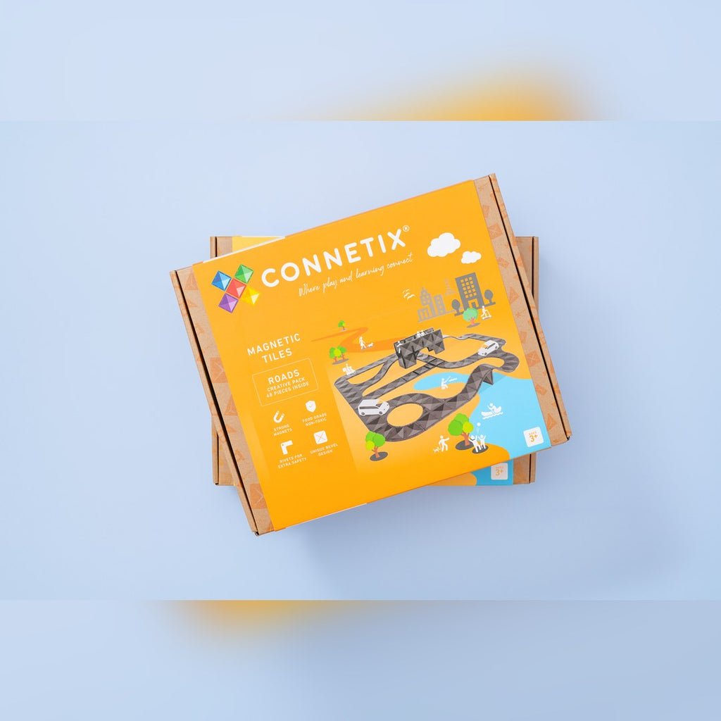 Two CONNETIX Creative Roads Pack boxes stacked
