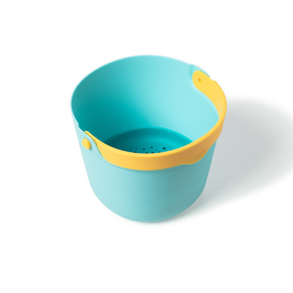 Quut Outdoor Toy Bucket Bucki Lagoon/Banana/Blue (Beach & Sand Toys)