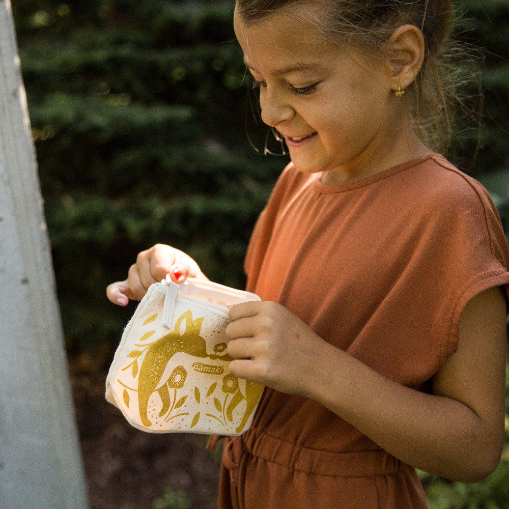 Namaki Sparkling Pouch Set - Gold Fox - Binky