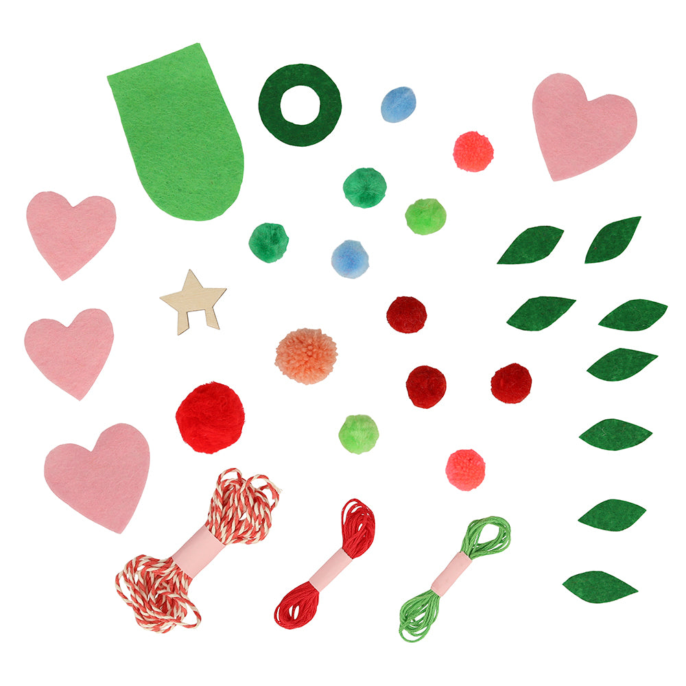 Meri Meri Wooden Embroidery Gingerbread House Kit - Binky