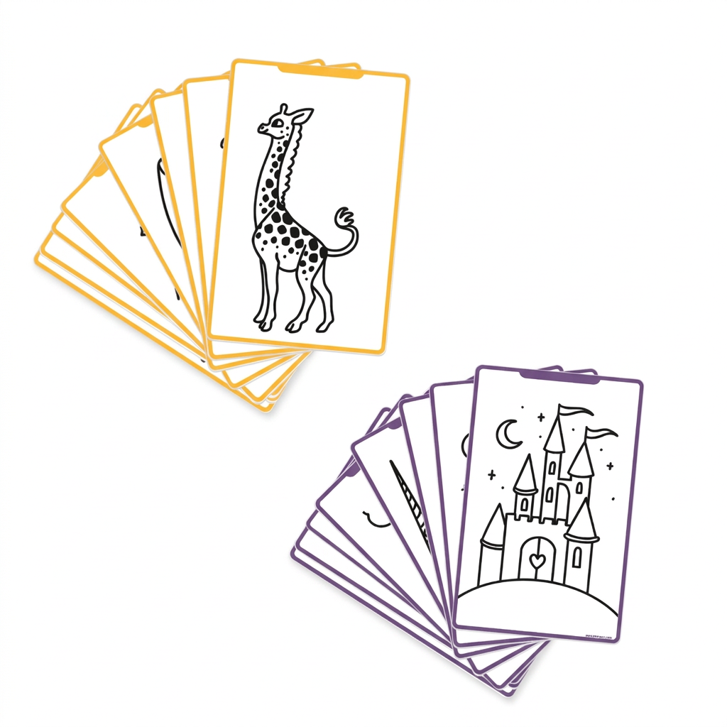 Once Upon a Time refill card designs for the Kidywolf KIDYDRAW MINI