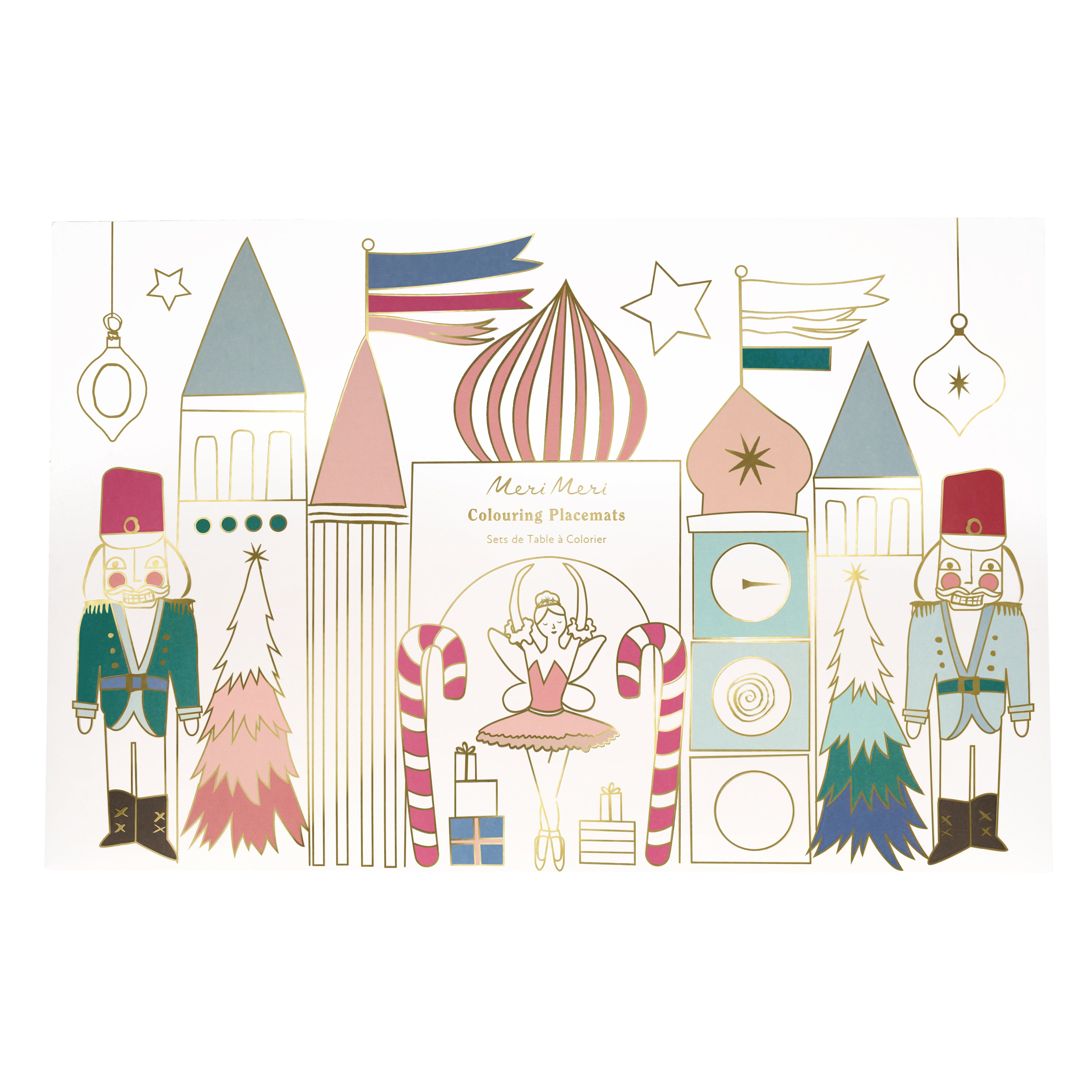 Meri Meri Nutcracker Colouring Placemats - Binky