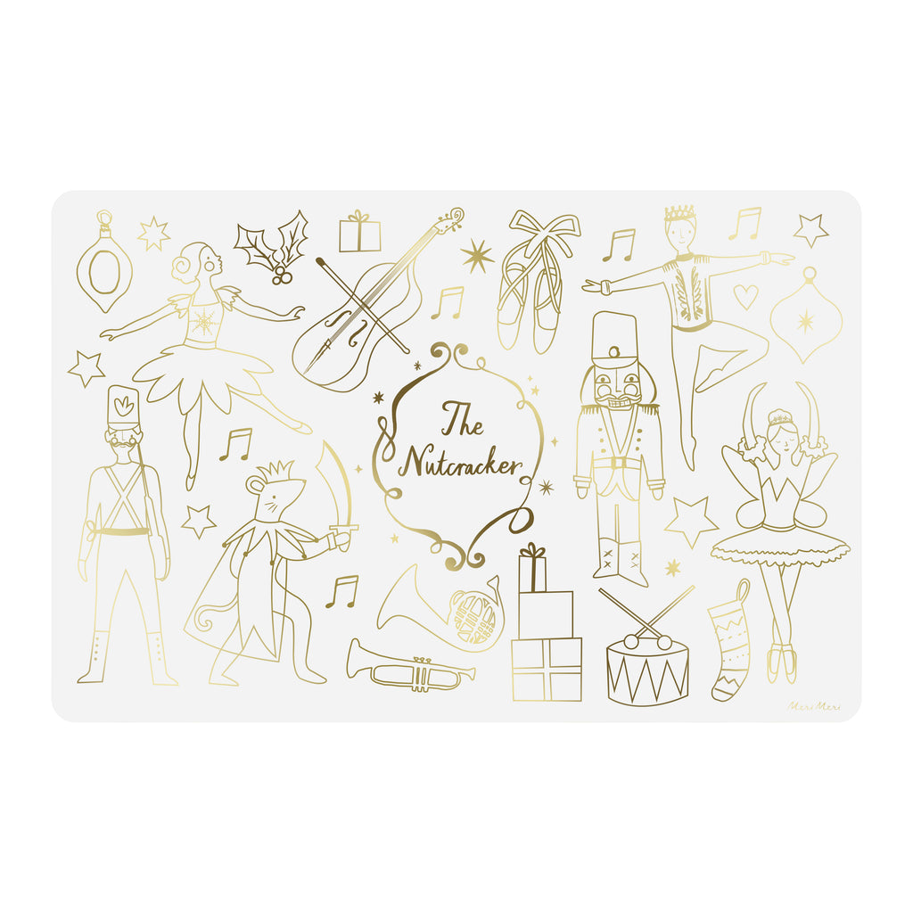 Meri Meri Nutcracker Colouring Placemats - Binky