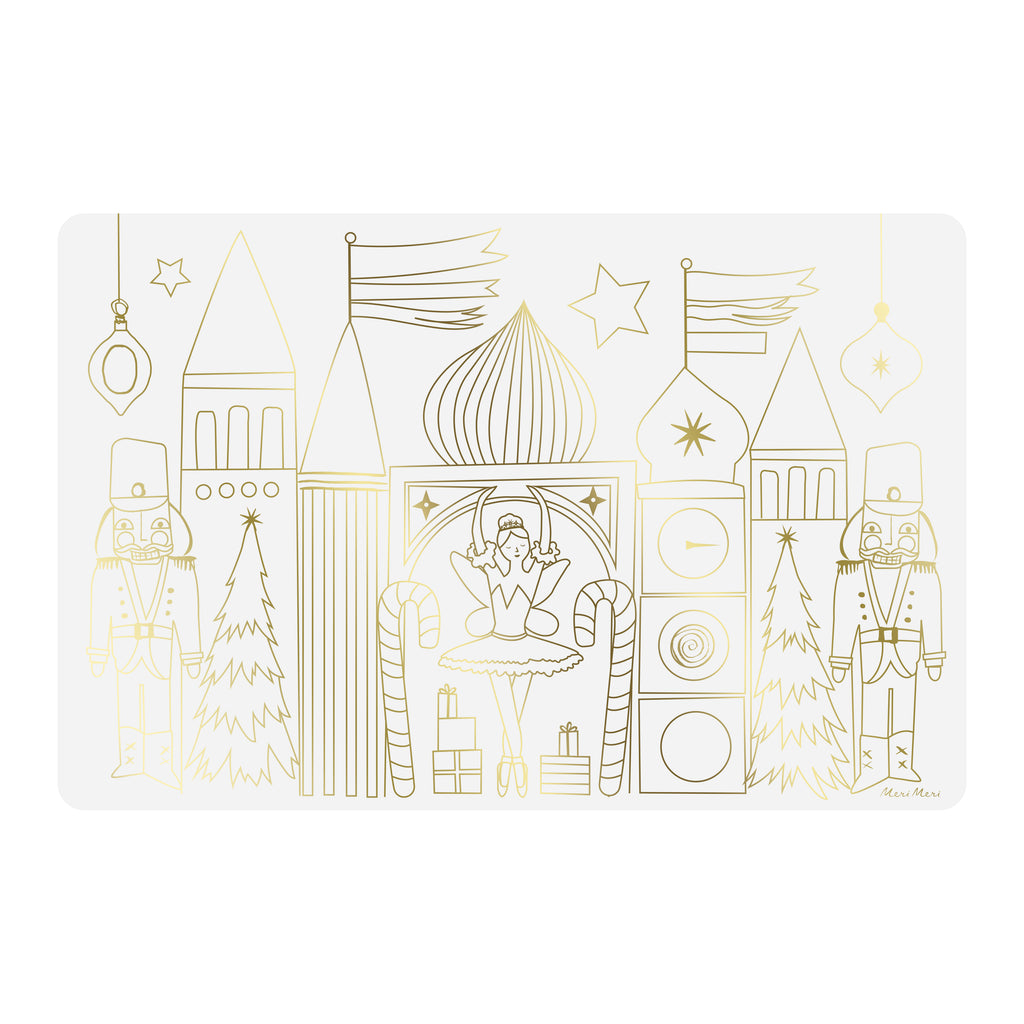 Meri Meri Nutcracker Colouring Placemats - Binky