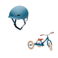 TryBike 2 in 1 Balance Trike & S/M Helmet Blue Bundle