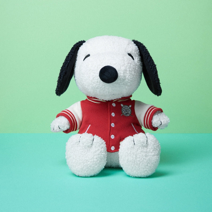 Snoopy Sitting with Varsity Jacket 25 cm - Binky