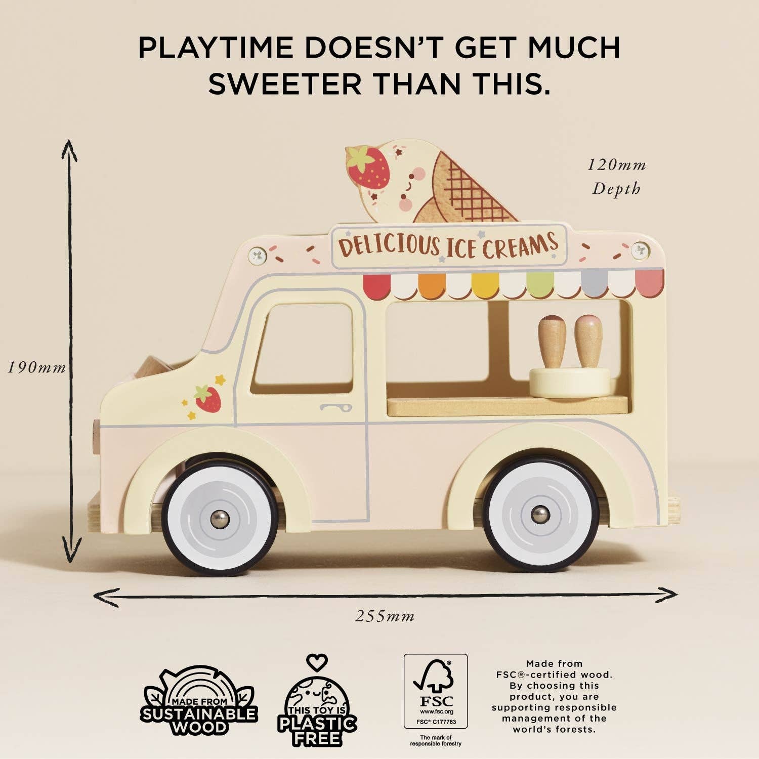 Le Toy Van - Wooden Ice Cream Van