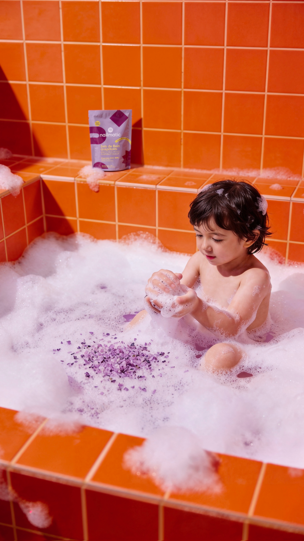 Nailmatic Crackling Bath Salts – Violet