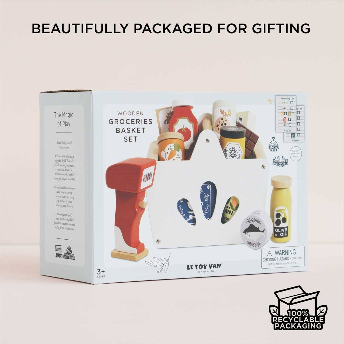 Le Toy Van Wooden Groceries Set & Scanner