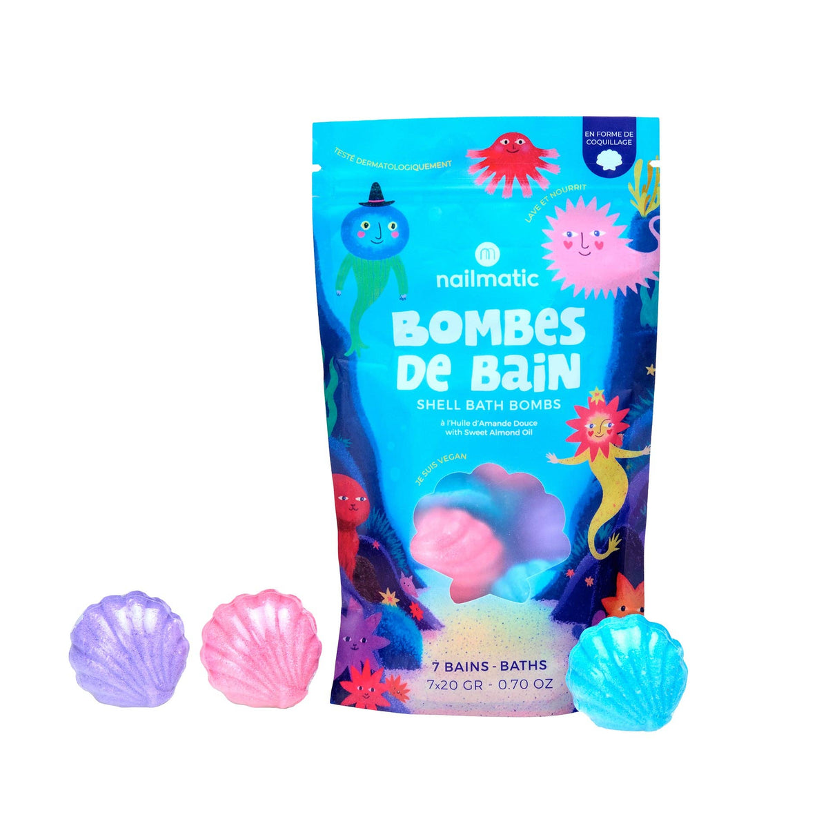 Shell Bath Bombs – Set of 7