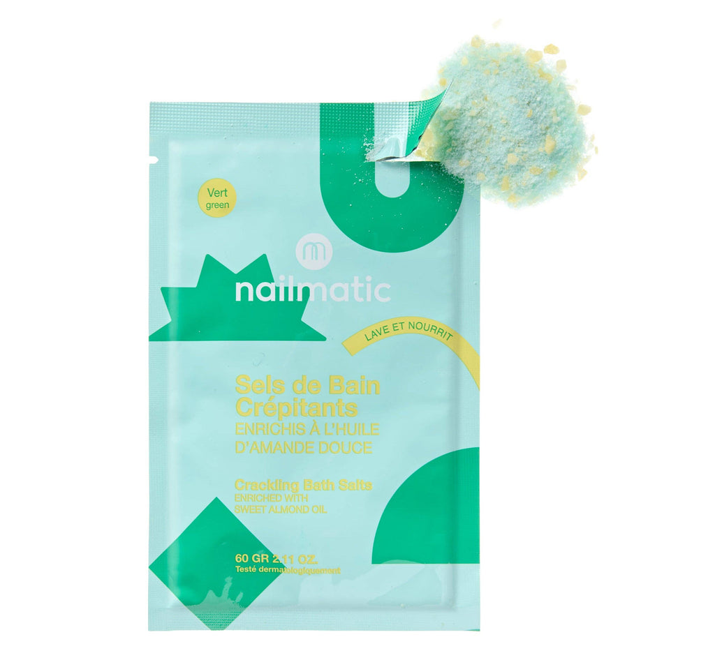 Nailmatic Crackling Bath Salts – Lagoon Green
