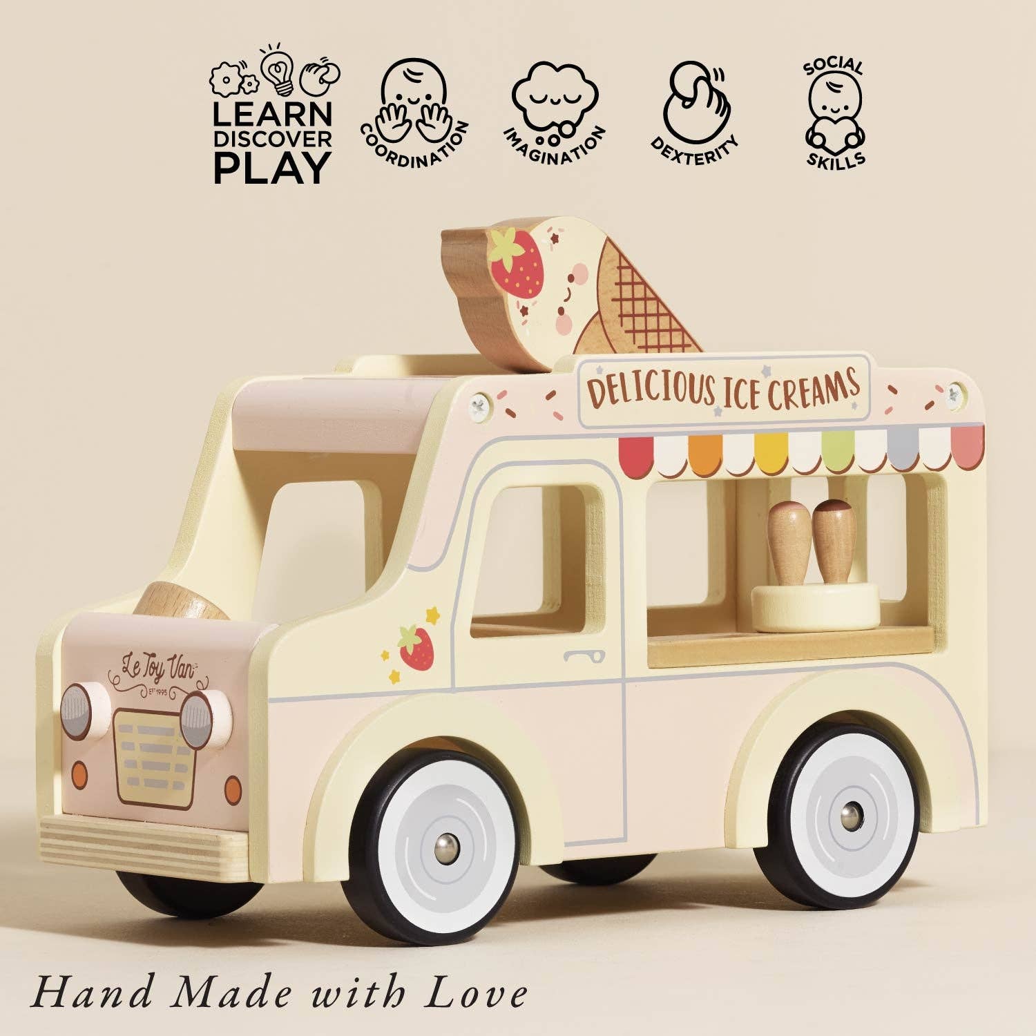 Le Toy Van - Wooden Ice Cream Van