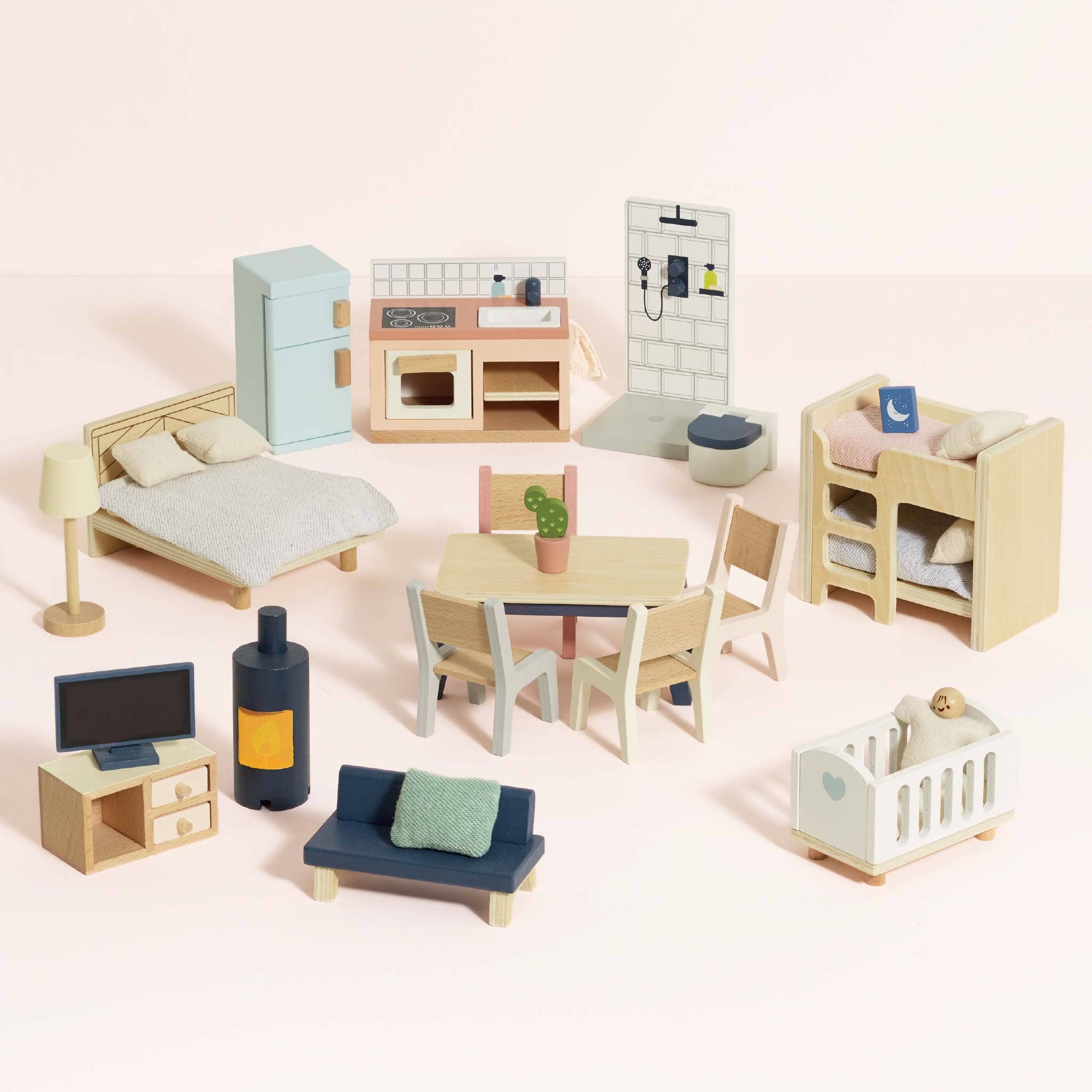 Le Toy Van - Complete Dolls House Furniture Set