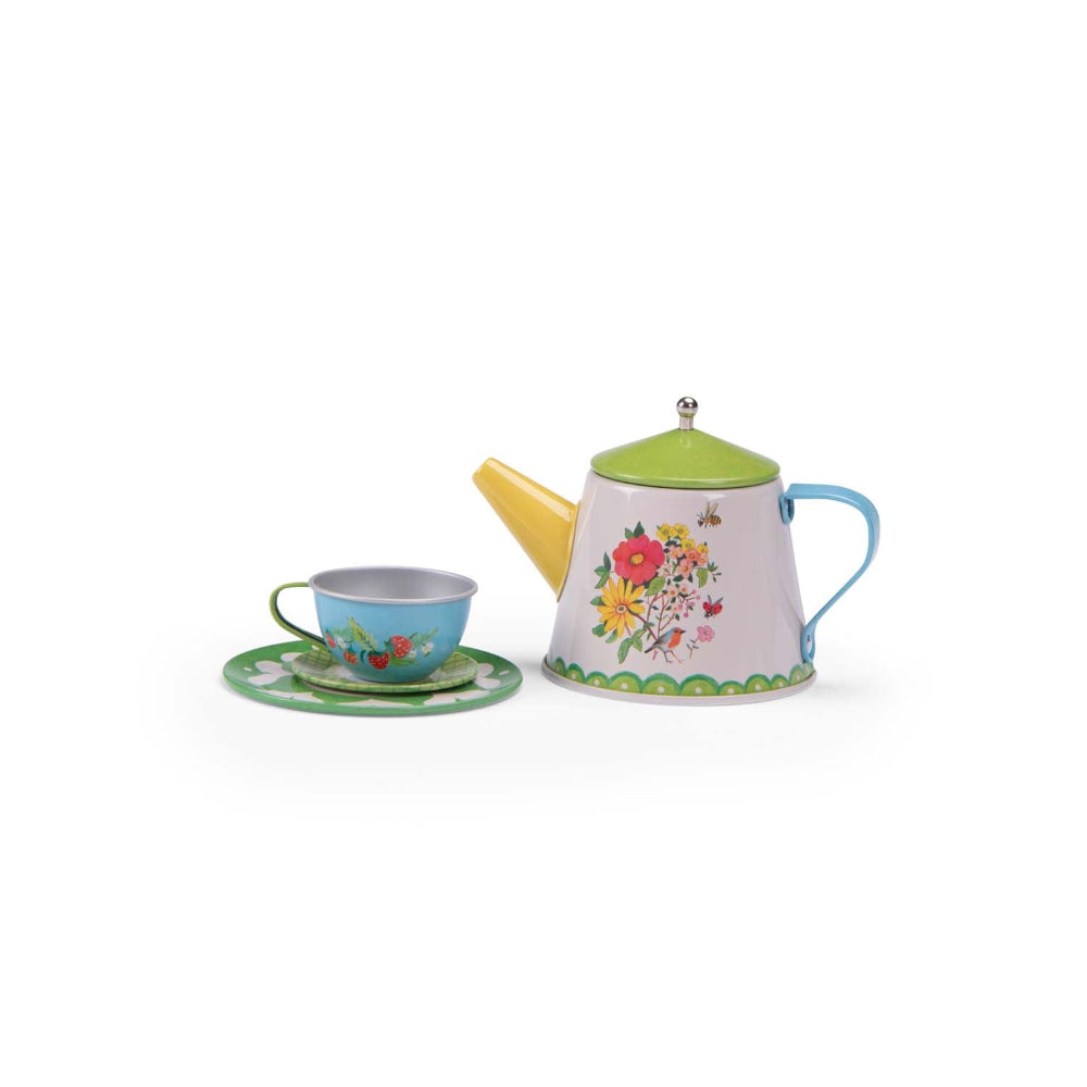 Moulin Roty Metal tea set La Grande Famille - Binky