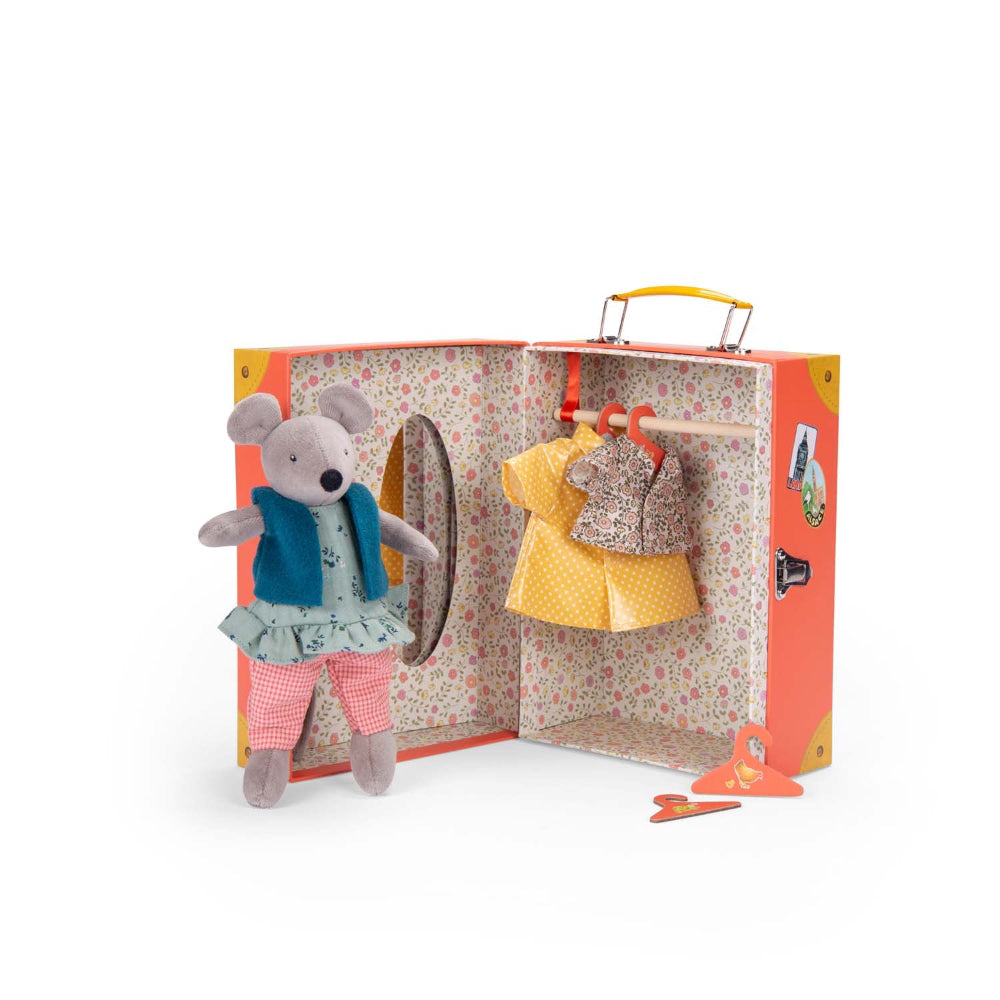 Moulin Roty Little wardrobe suitcase Nini La Grande Famille - Binky