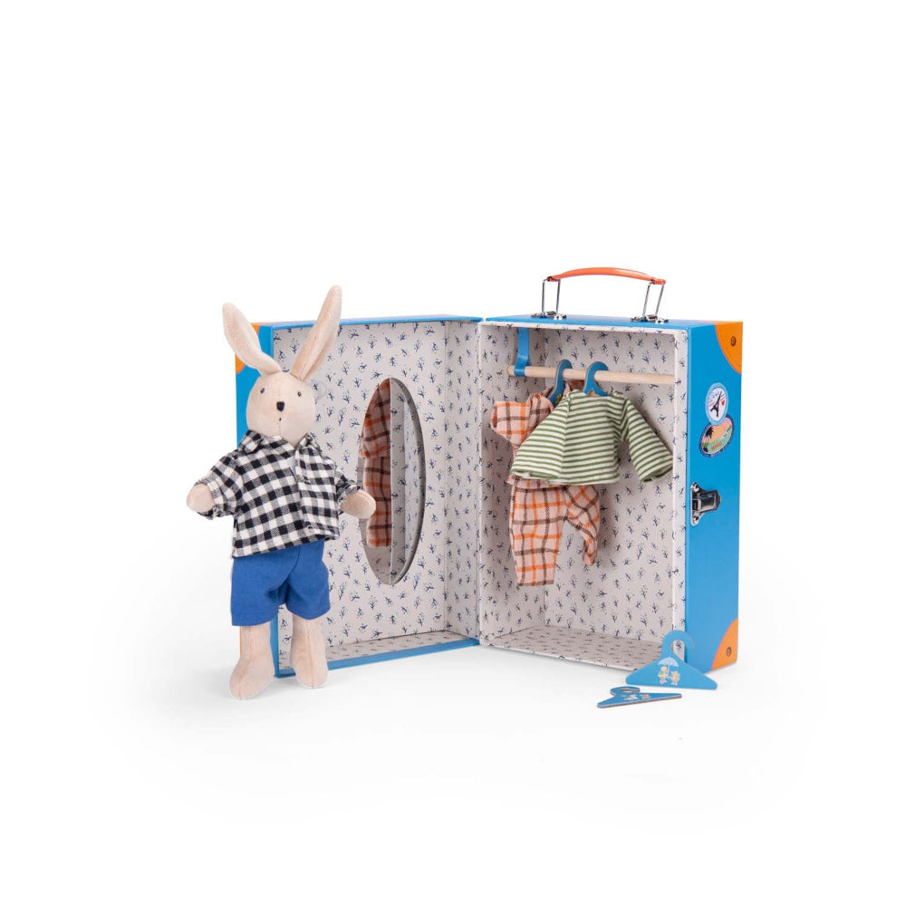 Moulin Roty Little wardrobe suitcase Sylvain La Grande Famille - Binky