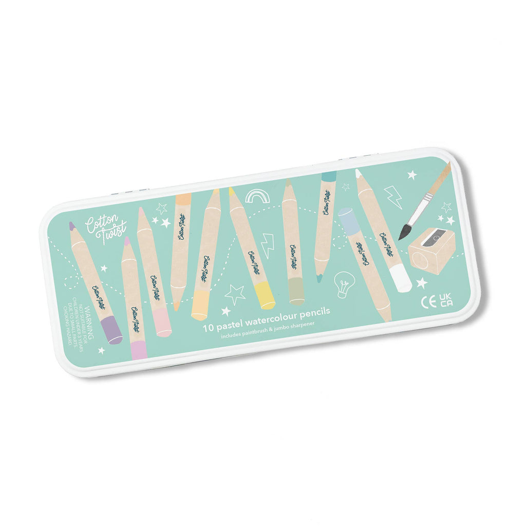 Cotton Twist Pastel Mix Watercolour Pencils Set