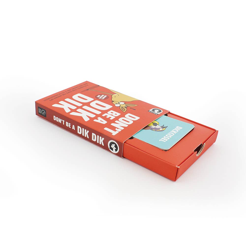 Ginger Fox Games Don't Be a Dik Dis