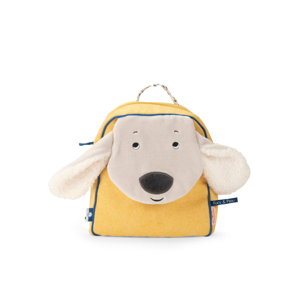 Moulin Roty Pilou the Yellow Dog Backpack – Puce & Pilou