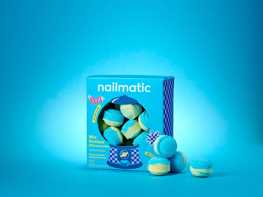 Nailmatic Mini Effervescent Bath Bombs – Flower Power