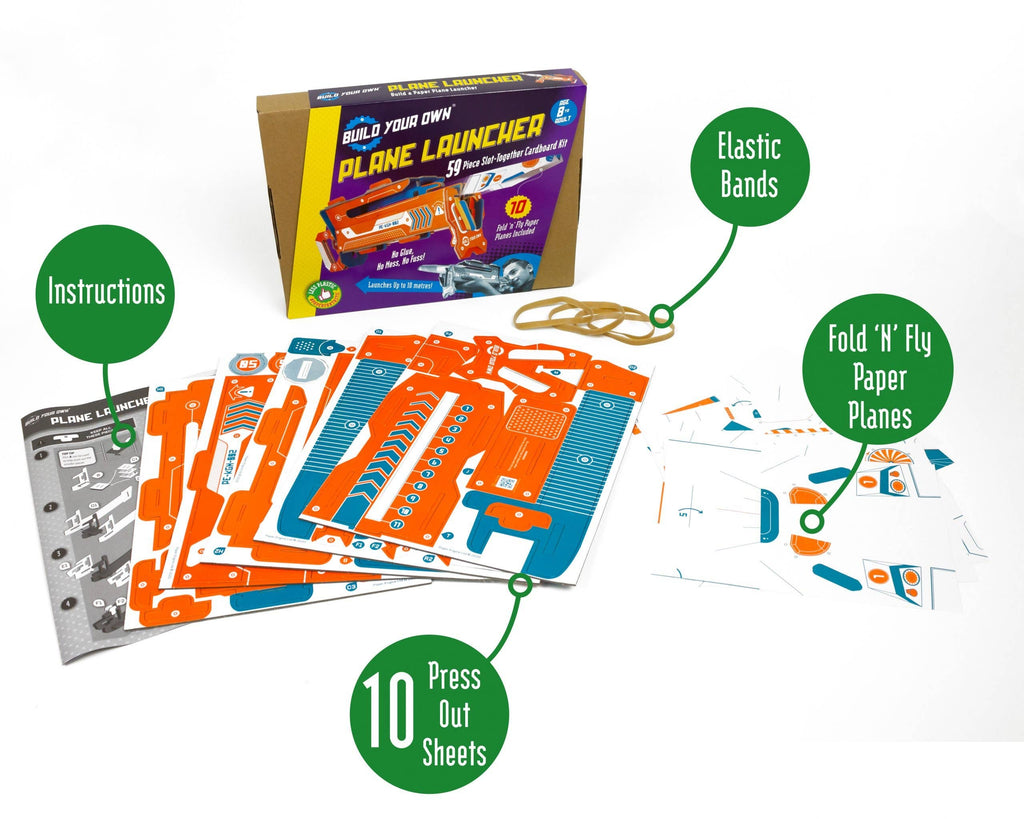 Build Your Own Paper Plane Launcher Kit