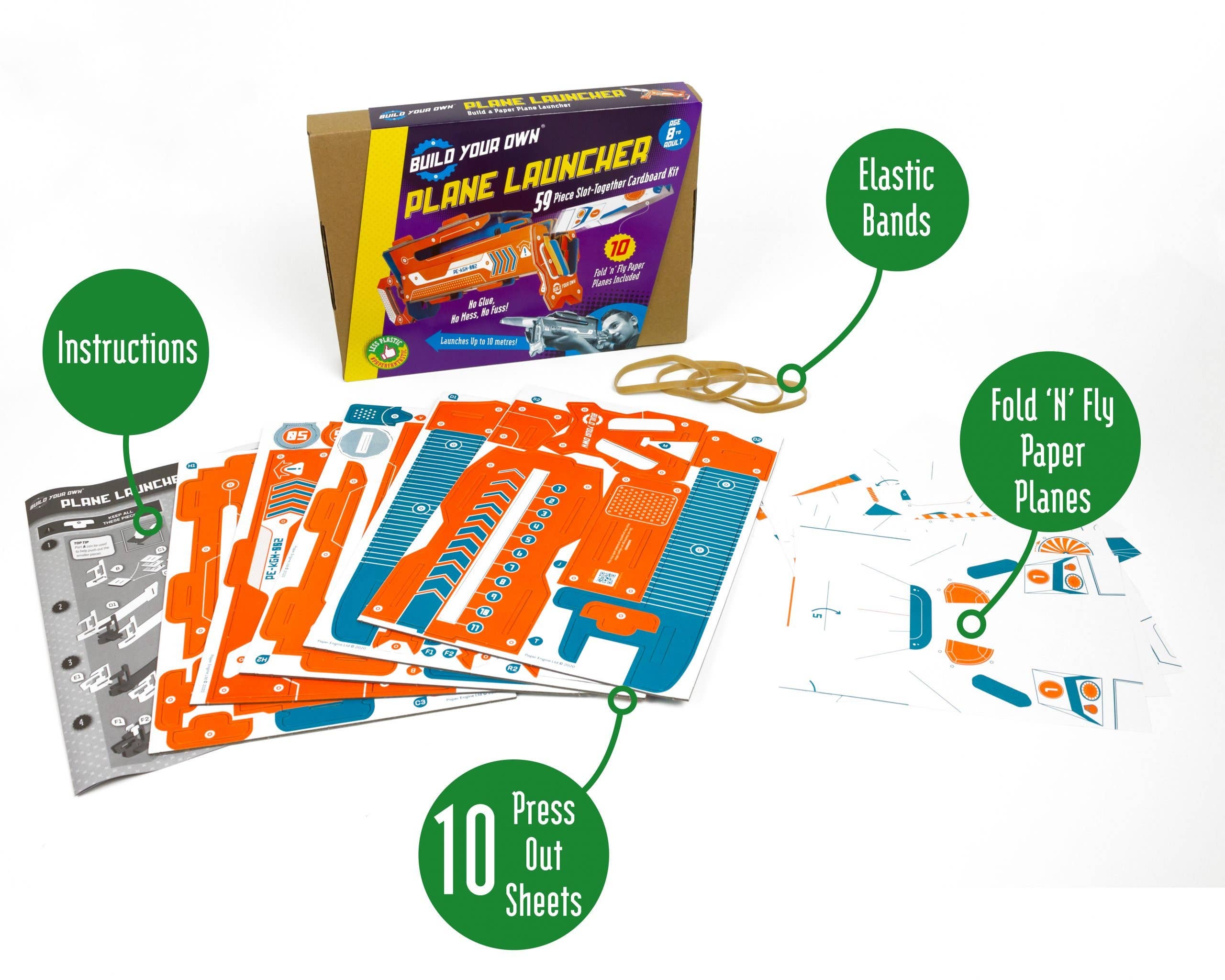 Build Your Own Paper Plane Launcher Kit