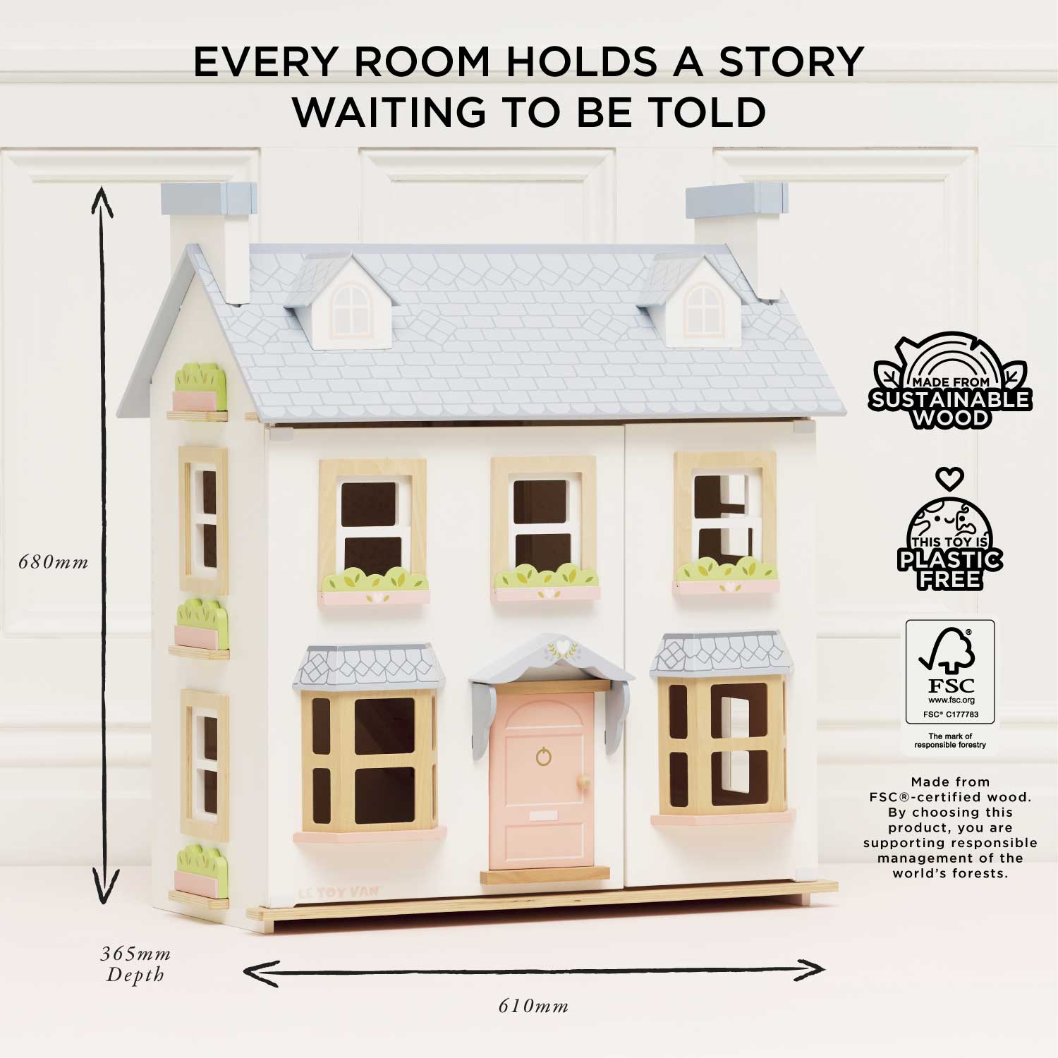 Le Toy Van - Mayberry Manor Wooden Dolls House