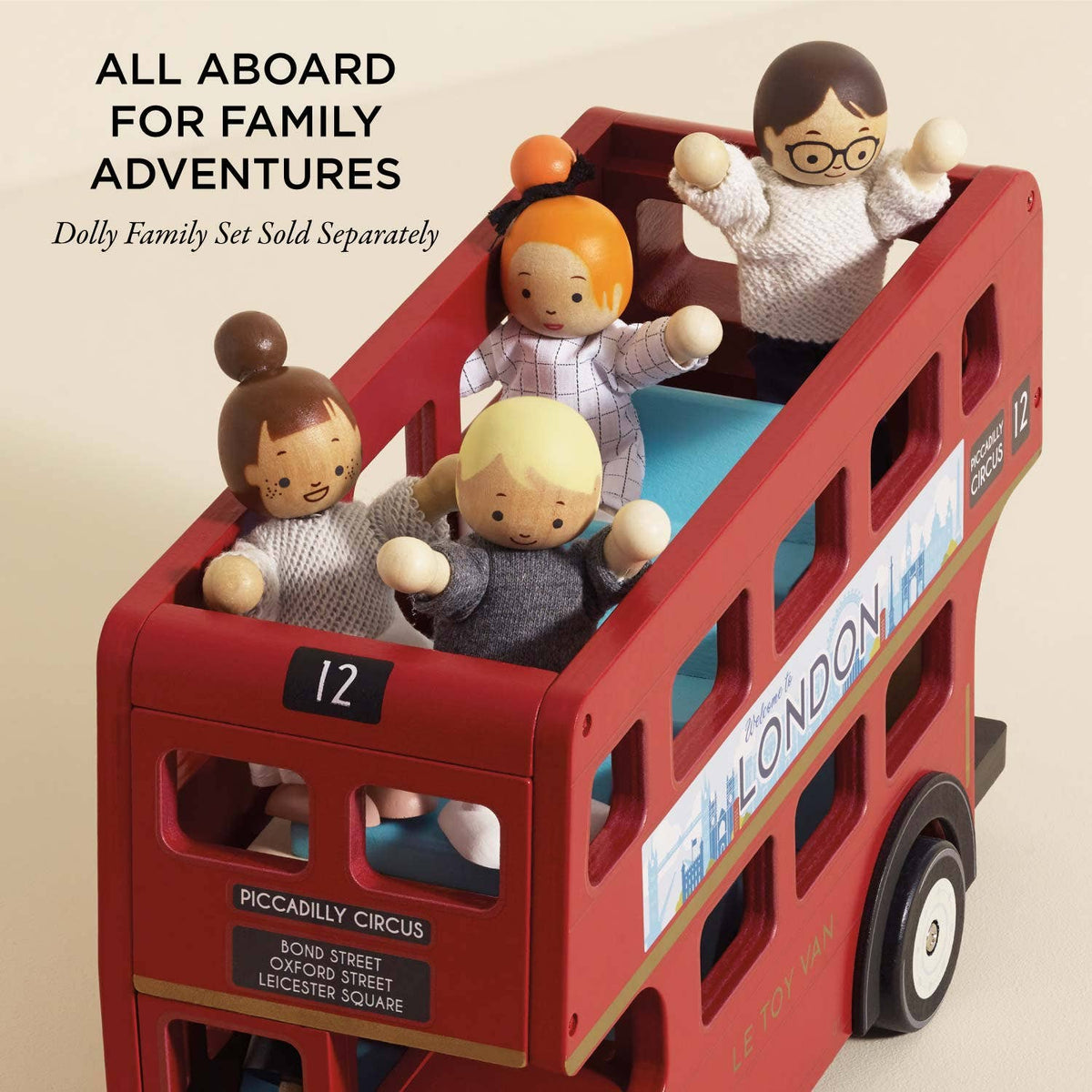Le Toy Van Wooden London Bus