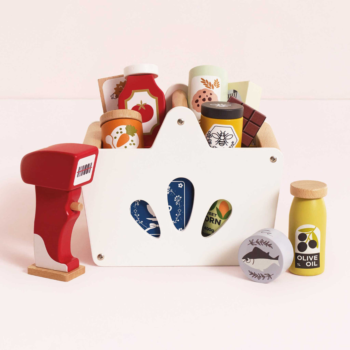 Le Toy Van Wooden Groceries Set & Scanner