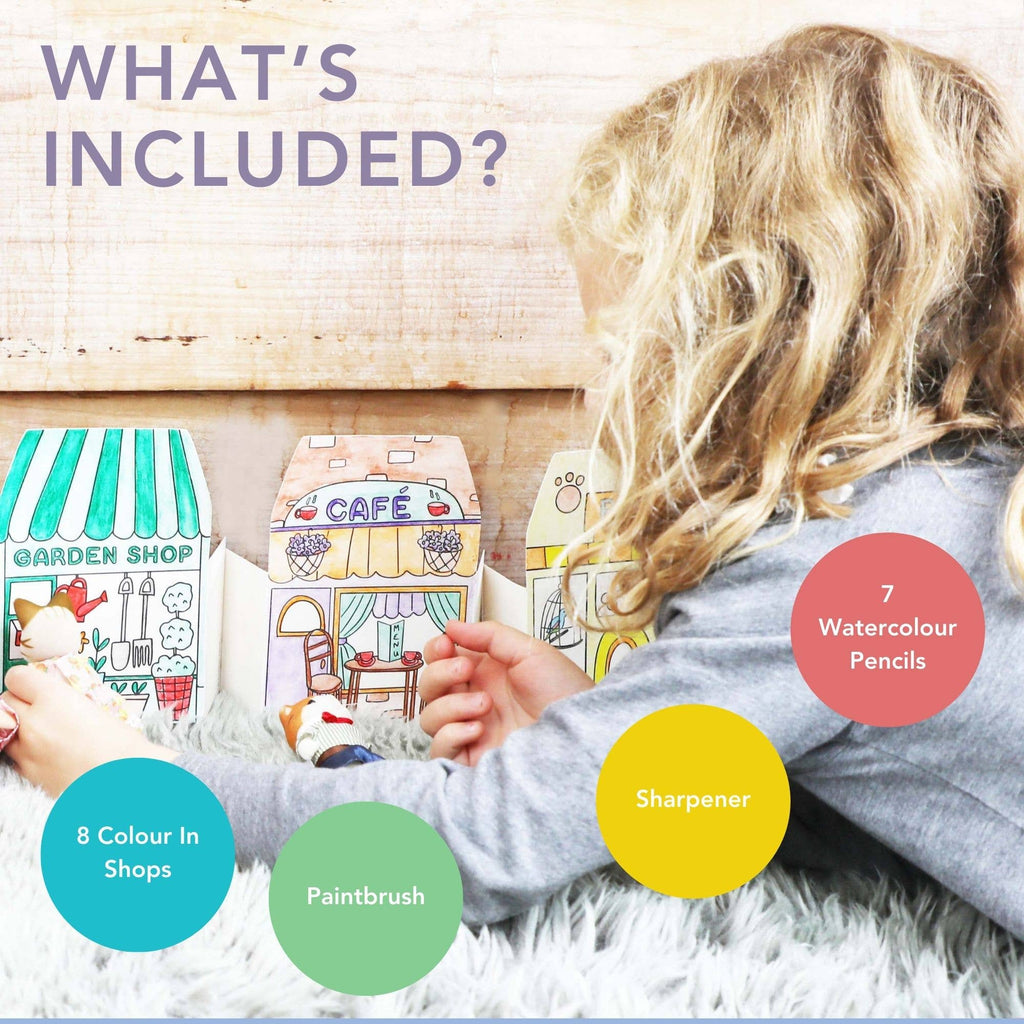 Cotton Twist: Colour Your Own High Street Kit With Watercolour Pencils
