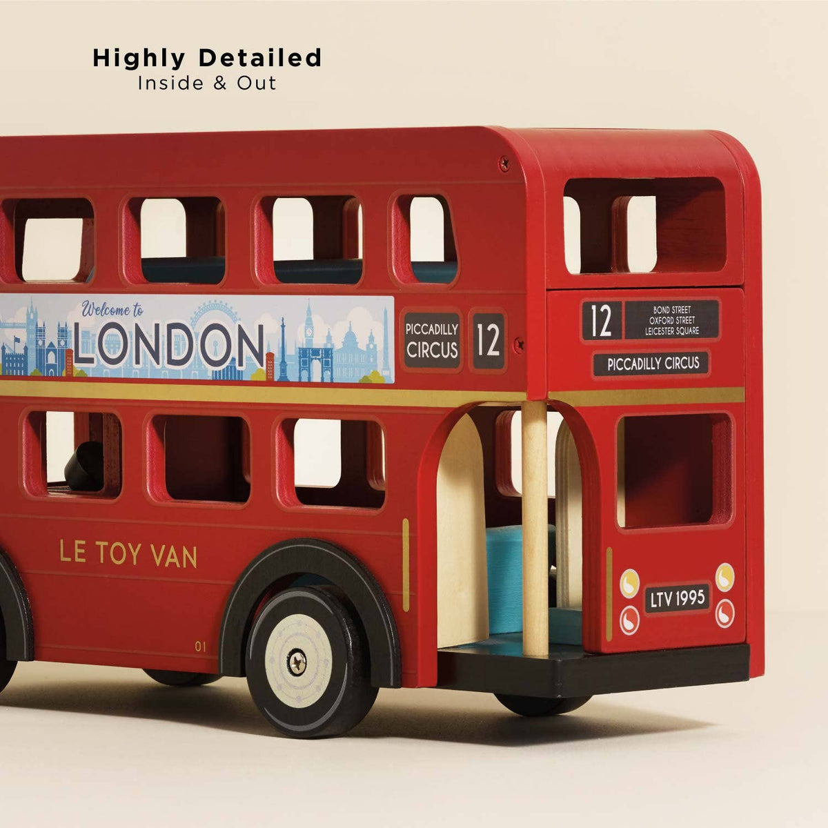 Le Toy Van Wooden London Bus
