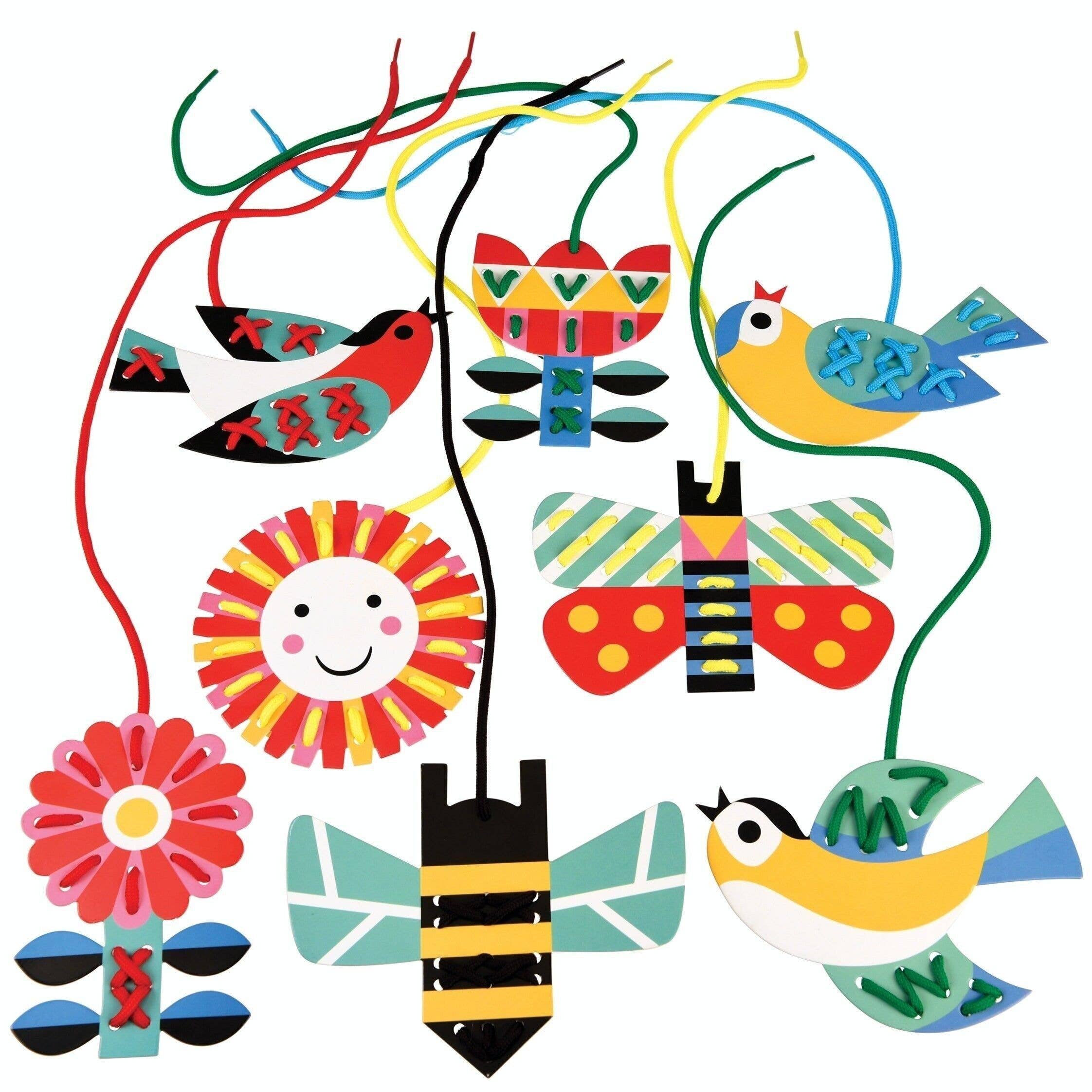 Cardboard Learn To Stitch Activity