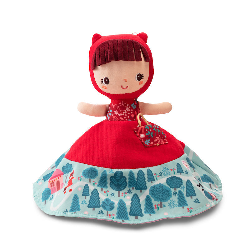 Lilliputiens Red Riding Hood Reversible Doll - Binky