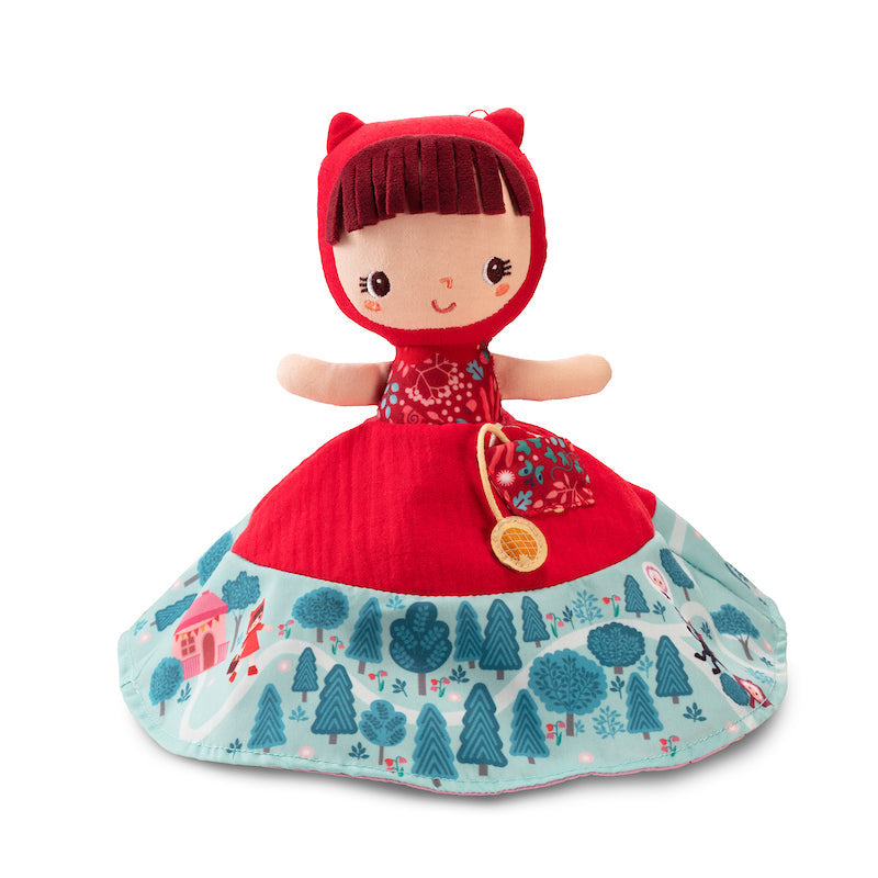 Lilliputiens Red Riding Hood Reversible Doll - Binky