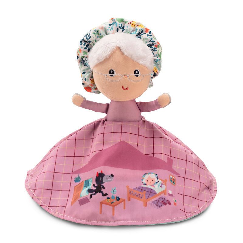 Lilliputiens Red Riding Hood Reversible Doll - Binky