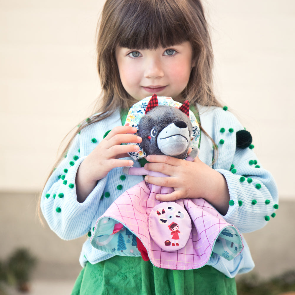 Lilliputiens Red Riding Hood Reversible Doll - Binky
