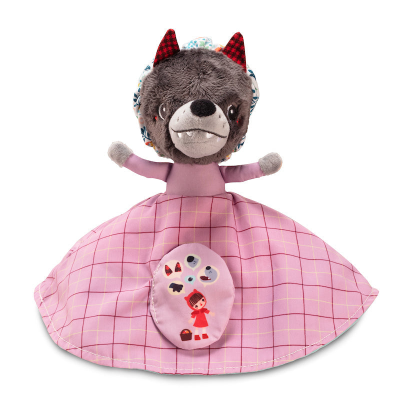 Lilliputiens Red Riding Hood Reversible Doll - Binky