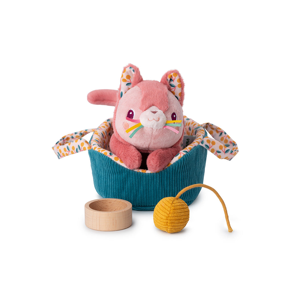 Lilliputiens Jeanne Cat with Basket - Binky