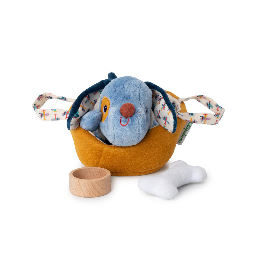 Lilliputiens Jules Dog with Basket - Binky