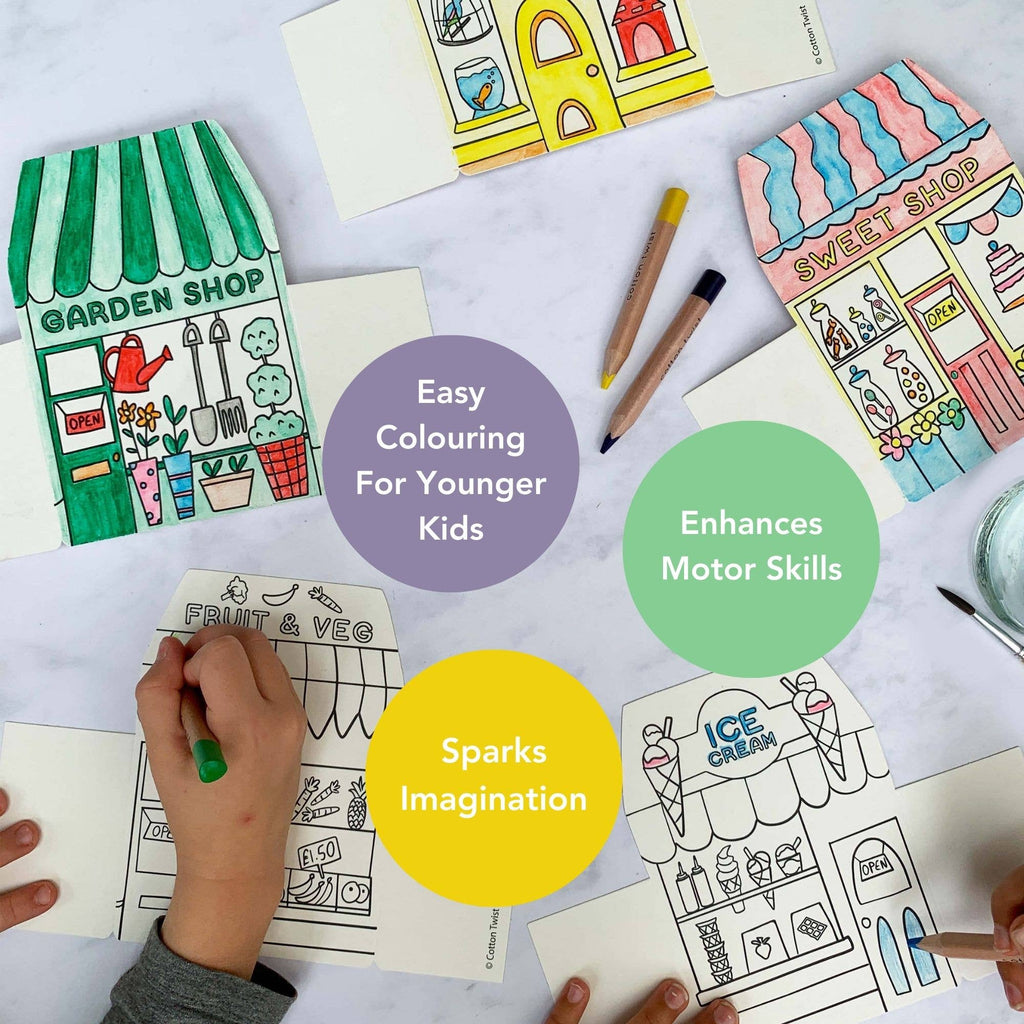 Cotton Twist: Colour Your Own High Street Kit With Watercolour Pencils
