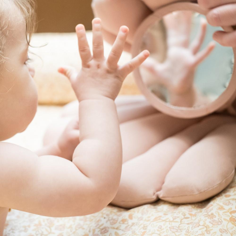 Baby Mirror toy Rose - Binky