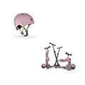 Push & Go Scooter & XXS/S Helmet Wildberry Pink Bundle